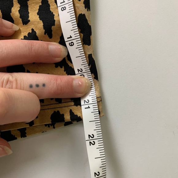 SOLD Vintage Y2K 34B Victoria Secret Bodycon Leopard Print Brown Black  Dress - Picture 9 of 11